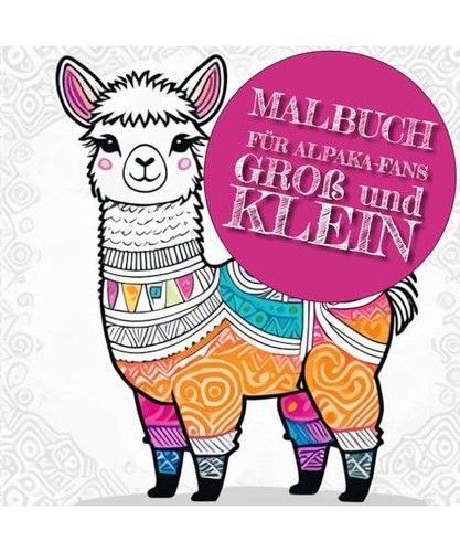 Malbuch für alpaka - für, groß