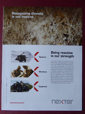 4/2013 PUB NEXTER SYSTEMS CANON CAESAR ARTILLERY SYSTEM QUAD LION ORIGINAL AD