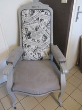Fauteuil voltaire avec crémaillère