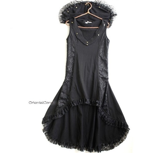 Robe évasée déformée - , en