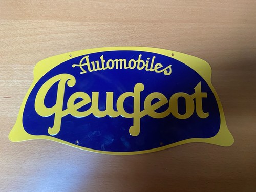 Peugeot plaque émaillée - peugeot-plaque,