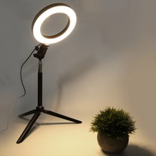 LED Ring Light USB Selfie Ring Light LED Fill Light Avec Trépied De Bureau