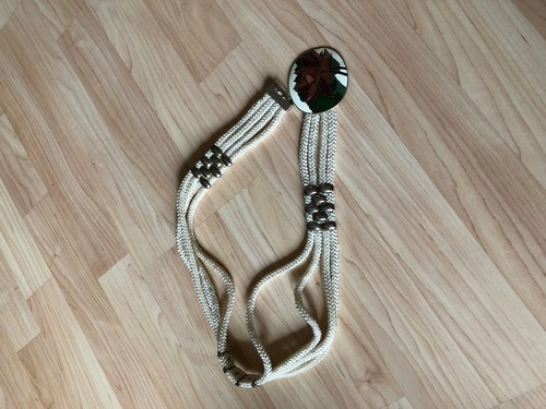 Vintage cloisonne stretch belt - stretch,