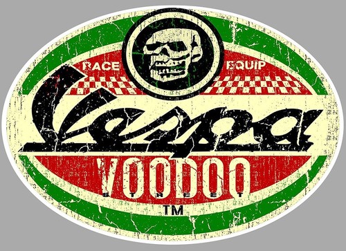 Vespa voodoo sticker - ", "