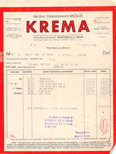 1940 anciens ets molie krema - anciens,