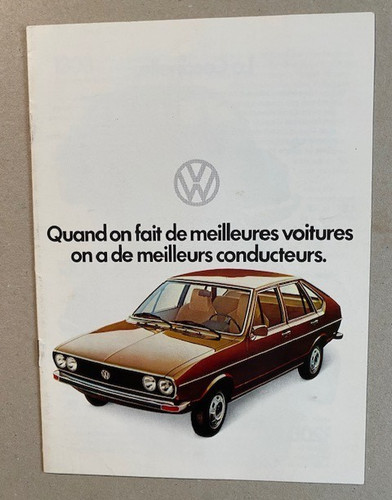 Brochure volkswagen - vw, (