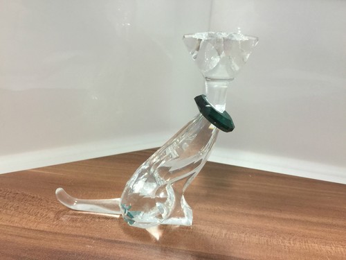 Figurine swarovski chat - swarovski,