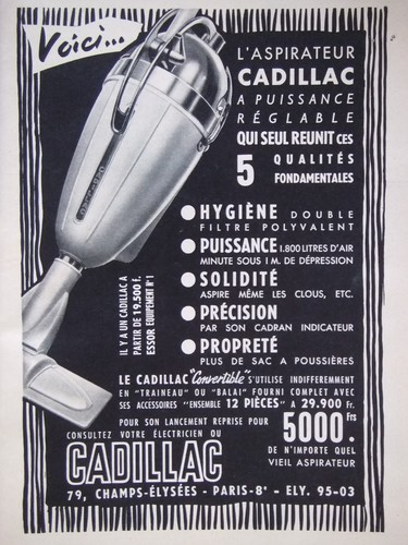 Publicité aspirateur - l',