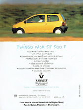 publicité Advertising  1222  1994   Renault    Twingo Pack