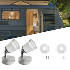 Lampe de Chevet LED Voiture/Fourgonnette Projecteur 3W avec Interrupteur Tactile