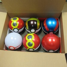 POKEMON 6 POKEBALL Métal Avec