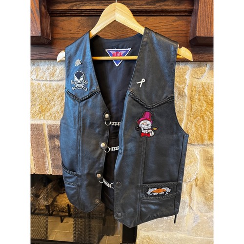 Mob genuine leather - biker, vest