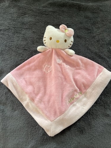 Doudou plat chat hello kitty - plat,