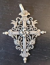 Beau Pendentif Croix Basque du