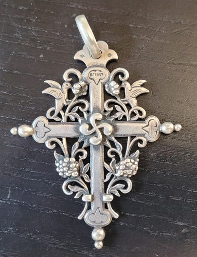 Beau pendentif croix basque - pendentif,