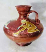 IRIDESCENT VASE IRISE ANTIQUE