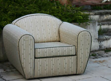 Paire de grands fauteuils club