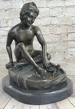 Figurine En Bronze Massif 100%