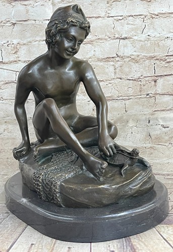 Figurine bronze massif 100 - figurine,