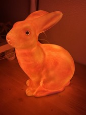 Lampe Lapin Heico Rose Vintage