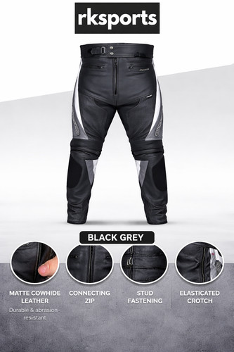 Pantalon cuir moto - cuir,