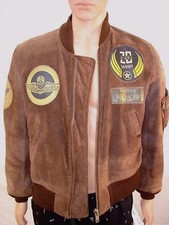 Avirex flight bomber aviator Japan jacket vtg Rare sz Med saipan