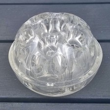 VINTAGE ANCIEN PIQUE FLEURS EN VERRE ANNÉE 50 MADE IN FRANCE  19 TROUS