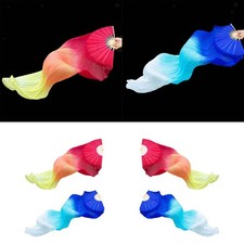 Éventail en voile de soie