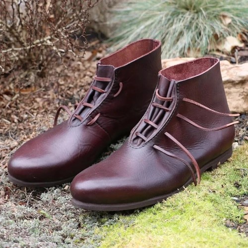 Bottes médiévales cuir - bottes, en
