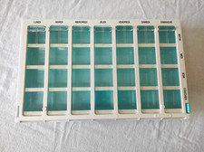 Grande Boite Pilulier semainier 7 jours Matin, Midi, Soir et Coucher