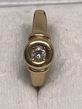 Bague diamant solitaire or