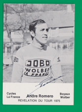 CYCLISME carte cycliste ANDRE ROMERO équipe JOBO WOLBER  Signée
