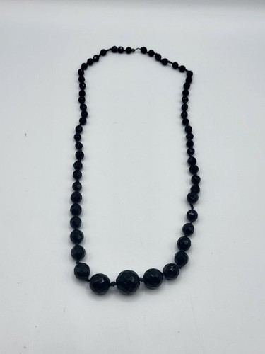 Xg25 collier ancien perles - collier,