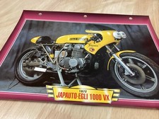 Japauto Honda Egli 1000 VX 1972 fiche carte moto passion collection Atlas