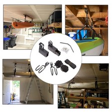 Kayak Hoist Garage Plafond Stockage Vélo Hanger Bike Lift Poulie Système