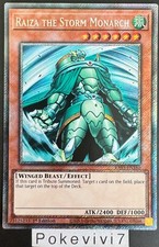 Carte YU-GI-OH! RAIZA THE STORM MONARCH RA03-EN180 PSR NEUF