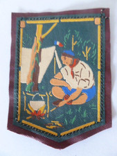 tissu badge spécialité campeur scoutisme jeunesse SCOUT DE FRANCE BORDO