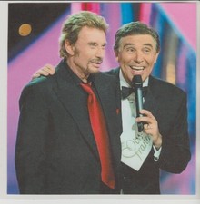 JOHNNY  HALLYDAY   N° 109 : PHOTO DE MAGAZINE  PLASTIFIEE .