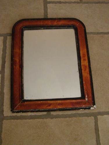 Ancien miroir cadre plâtre - ancien,