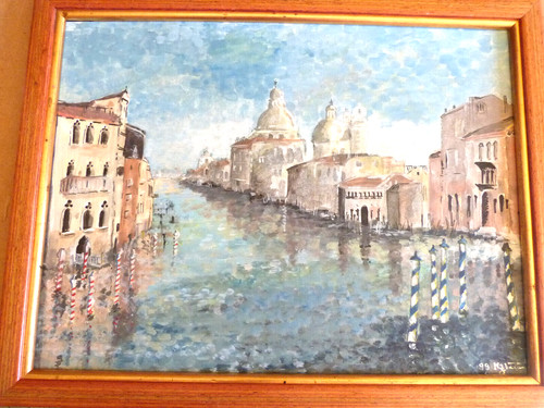 Grande aquarelle xxème - grande,