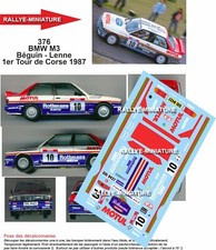 DECALS 1/43 REF 0376  BMW M3