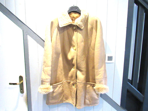 Manteau mouton retourné t - manteau,