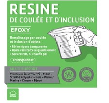 Résine Epoxy de Coulée Transparente pour Table Rivière Kit 5 kg - Jusqu’à 50 mm