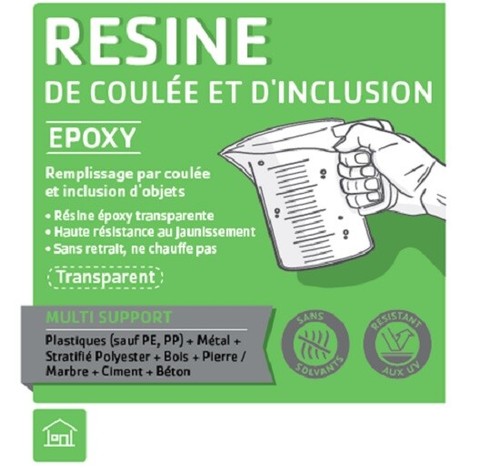 Résine epoxy coulée - résine,