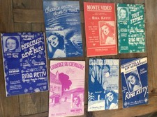 9 TRES ANCIENNES PARTITIONS RINA KETTY 