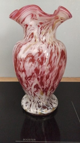 Vase clichy verre souffle - vase,