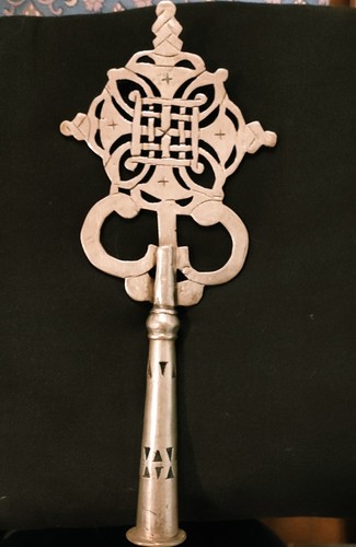 Ancienne grande croix copte - ancienne,