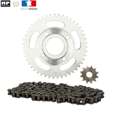 Kit chaine 420 pignon - chaine, 12