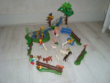 Playmobil : Parc animalier avec famille – TRES BON ETAT