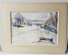 Aquarelle sur cadre cartonné